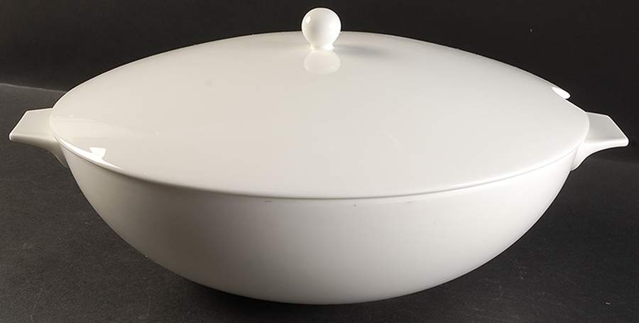 Jasper Conran (Bone, Plain) Tureen &  Lid by Wedgwood-1