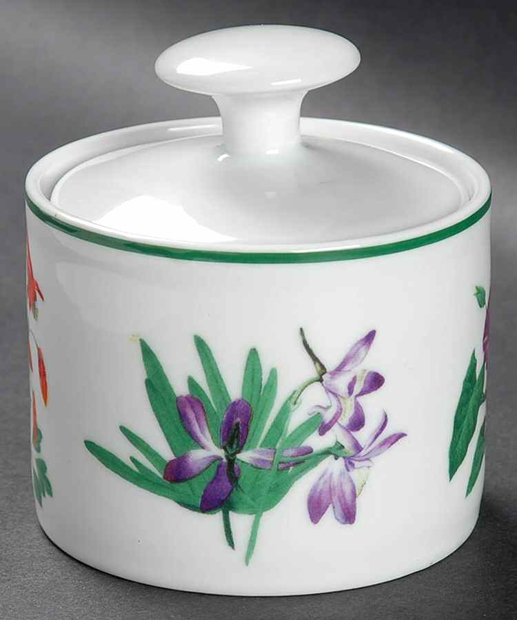 American Wildflowers Sugar Bowl & Lid by National Wildlife Federation-1