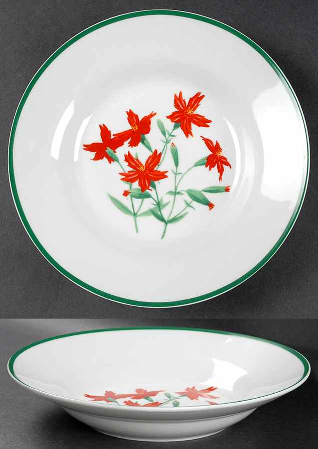 American Wildflowers Rim Soup Bowl by National Wildlife Federation-1