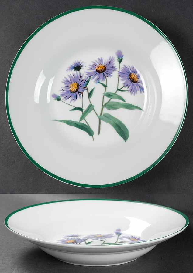 American Wildflowers Rim Soup Bowl by National Wildlife Federation-1