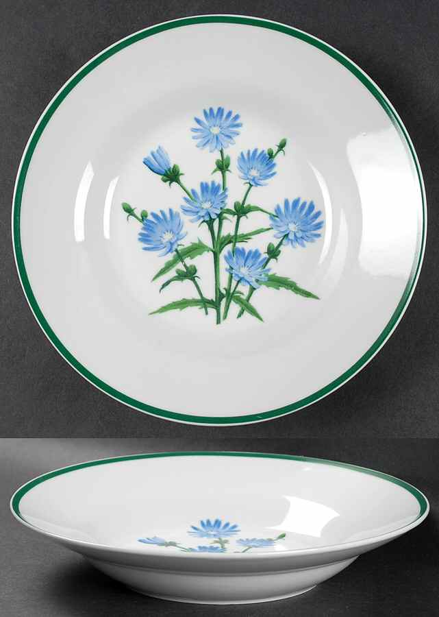 American Wildflowers Rim Soup Bowl by National Wildlife Federation-1