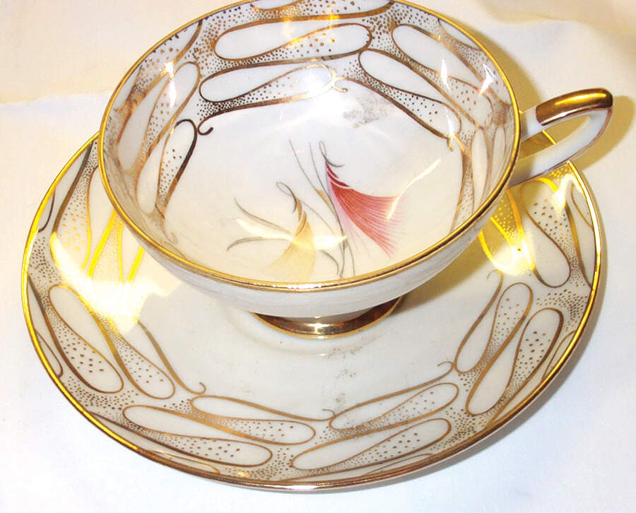 3621 Footed Cup & Saucer Set by Winterling - Bavaria-1