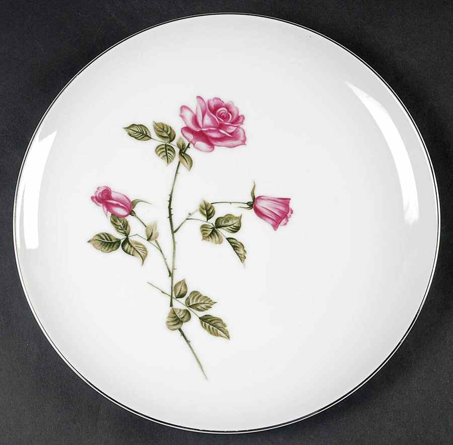 Tea Rose Dinner Plate by World Wide-1