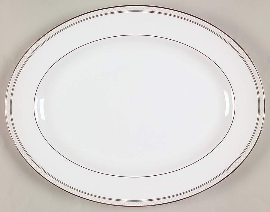 Padova 15" Oval Serving Platter by Waterford China-1