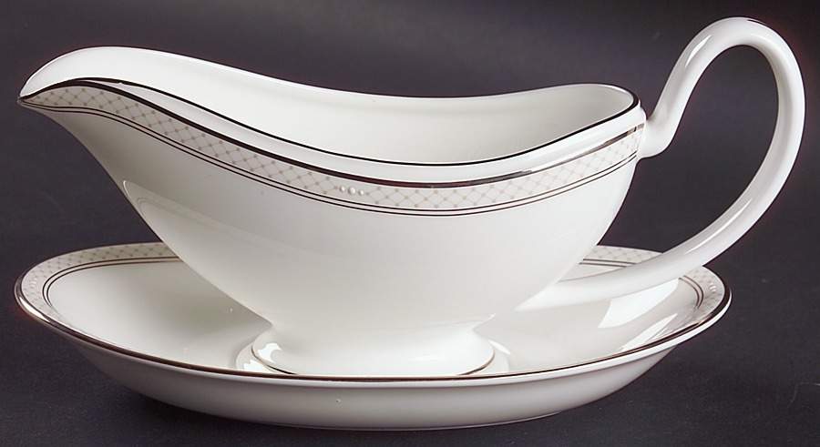 Padova Gravy Boat & Underplate by Waterford China-1