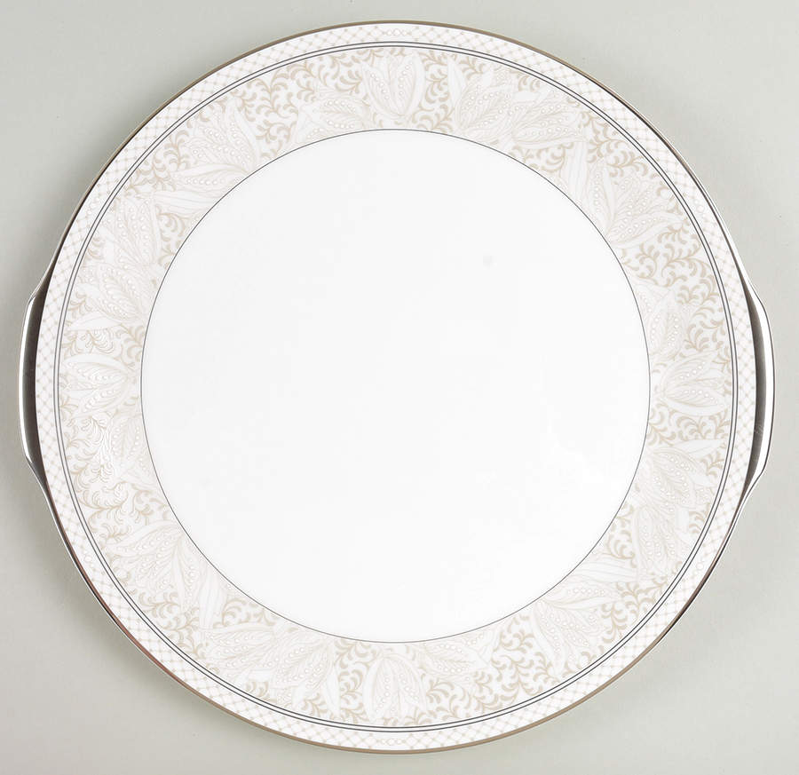 Padova Handled Cake Plate by Waterford China-1
