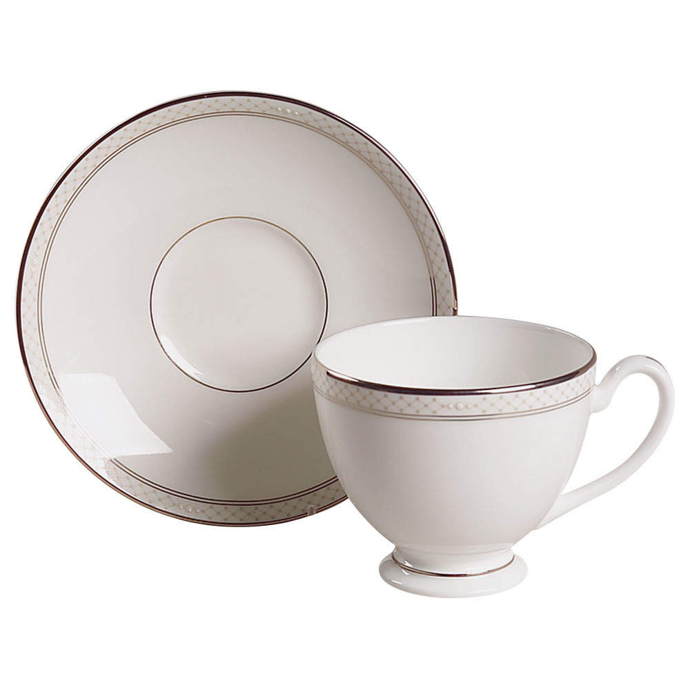 Padova Footed Cup & Saucer Set by Waterford China-1