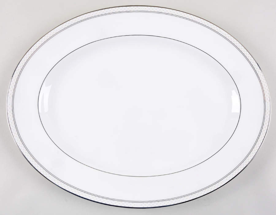Padova 15" Oval Serving Platter by Waterford China-1