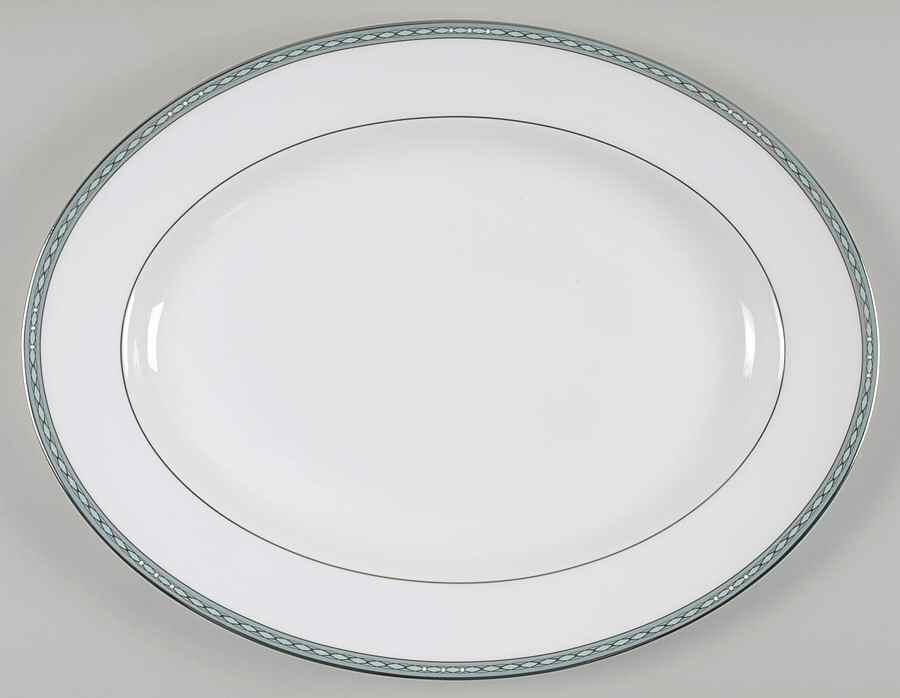 Pavia 15" Oval Serving Platter by Waterford China-1