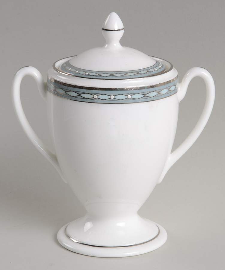 Pavia Sugar Bowl & Lid by Waterford China-1