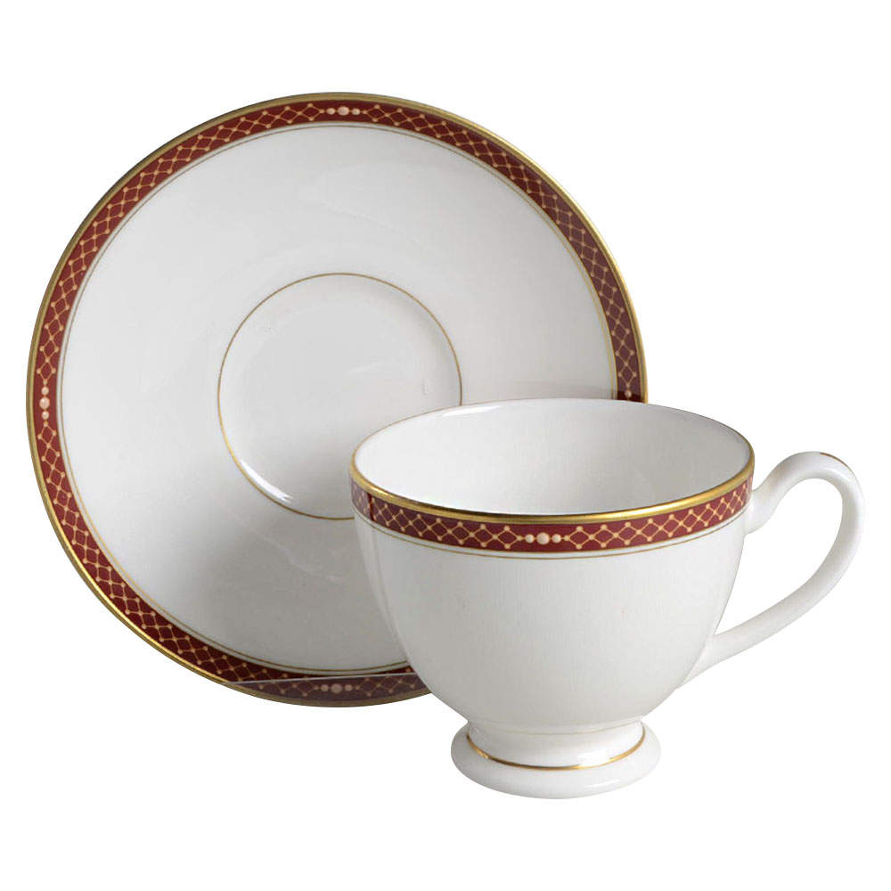 Trapani Footed Cup & Saucer Set by Waterford China-1