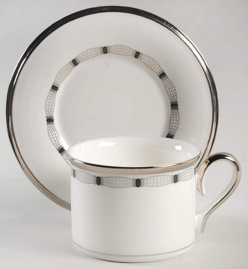 Catania Footed Cup & Saucer Set by Waterford China-1