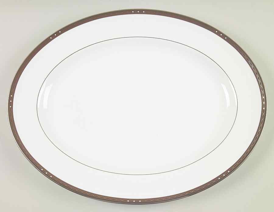 Catania 15" Oval Serving Platter by Waterford China-1