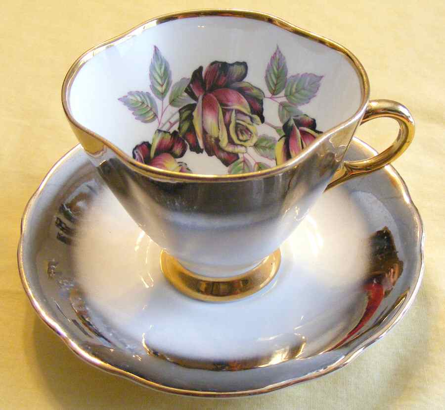 935-82 Footed Cup & Saucer Set by Windsor (England)-1