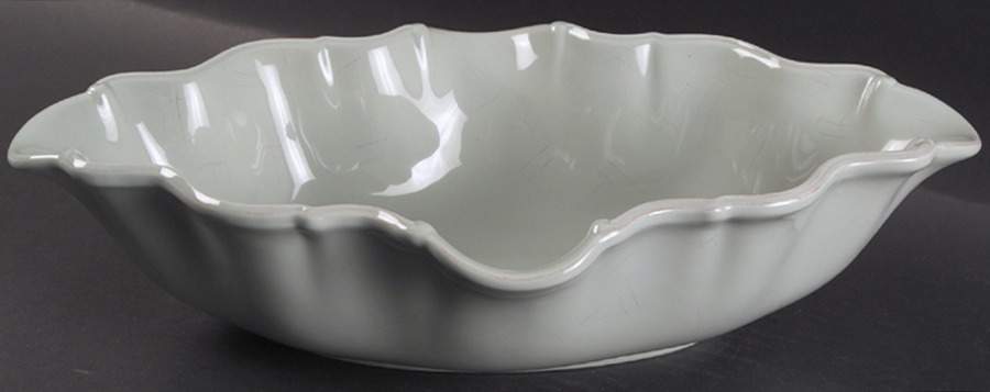 Oolong Large Oval Fluted Bowl by Waterford China-1