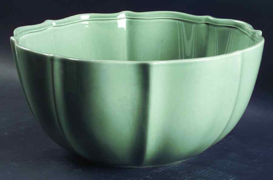 Green Tea 14" Large Salad Serving Bowl by Waterford China-1