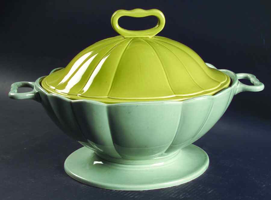 Green Tea Tureen &  Lid by Waterford China-1