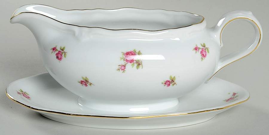 WIG683 Gravy Boat with Attached Underplate by Winterling - Bavaria-1