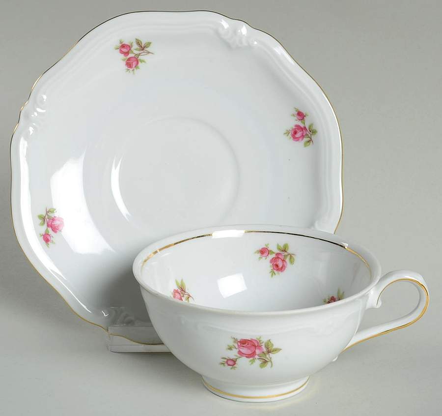 WIG683 Footed Cup & Saucer Set by Winterling - Bavaria-1