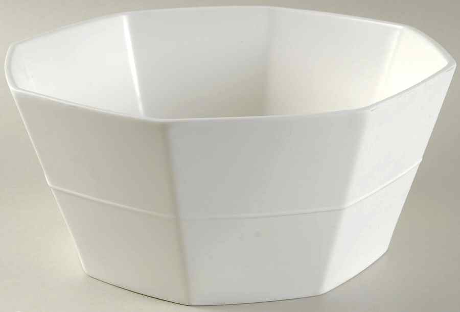 Terra White 8" Octagonal Vegetable Bowl by Wedgwood-1