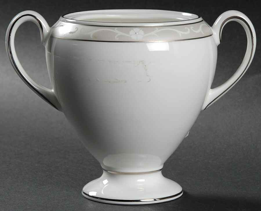 Icing Globe Shape Sugar Bowl No Lid by Wedgwood-1