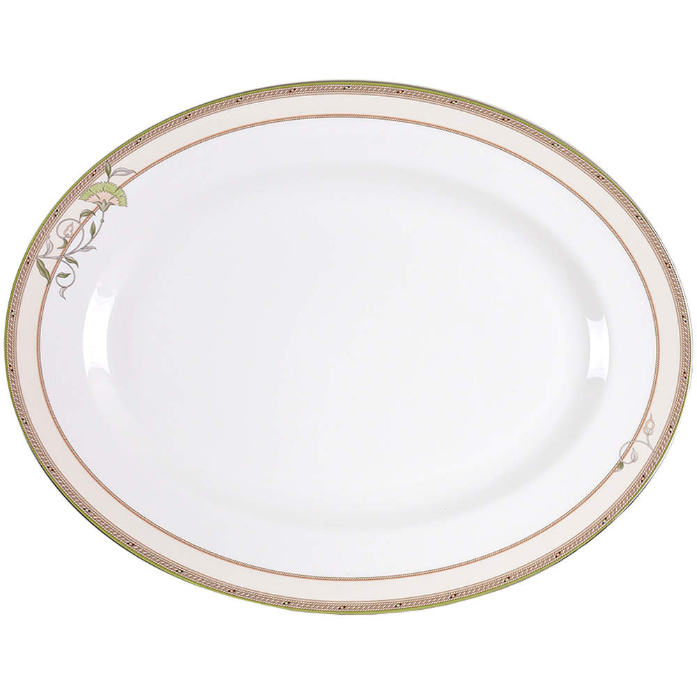 Heiress 15" Oval Serving Platter by Wedgwood-1