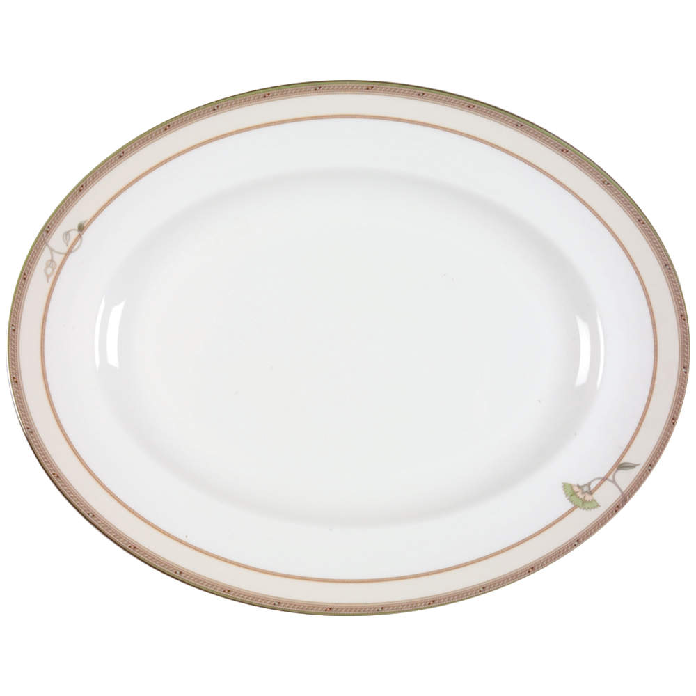 Heiress 14" Oval Serving Platter by Wedgwood-1