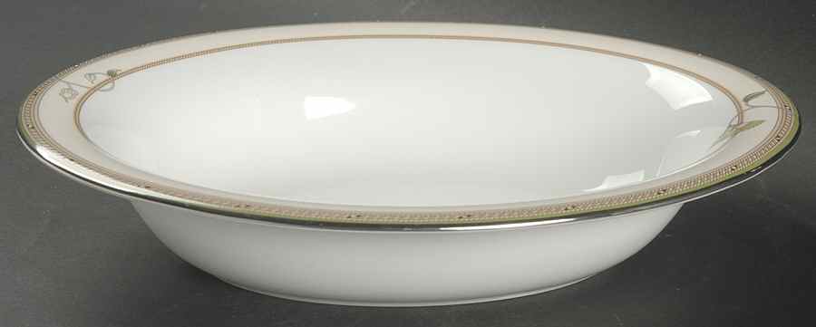Heiress 9" Oval Vegetable Bowl by Wedgwood-1