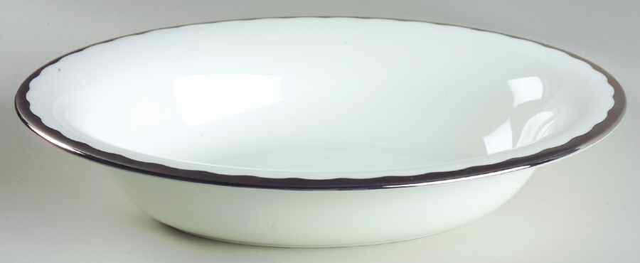 Silhouette 9" Oval Vegetable Bowl by Wedgwood-1