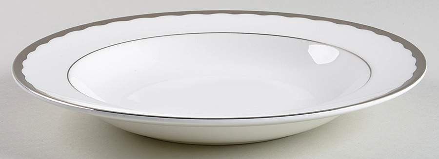 Silhouette Large Rim Soup Bowl by Wedgwood-1
