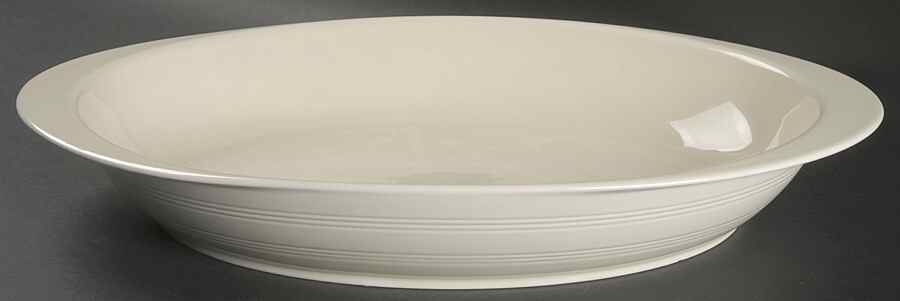 Jasper Conran Casual Cream 15" Oval Baker by Wedgwood-1
