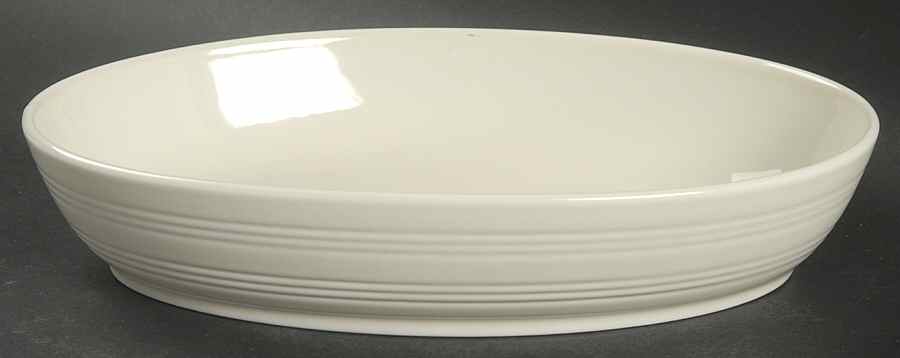 Jasper Conran Casual Cream 8" Oval Baker by Wedgwood-1