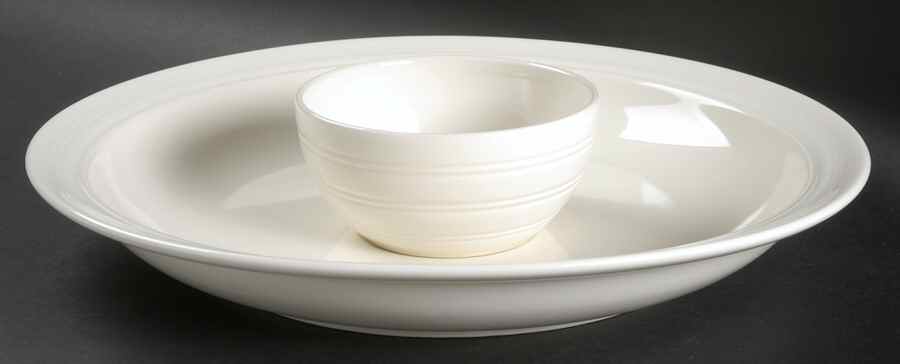 Jasper Conran Casual Cream (2 Piece) Chip & Dip Set by Wedgwood-1
