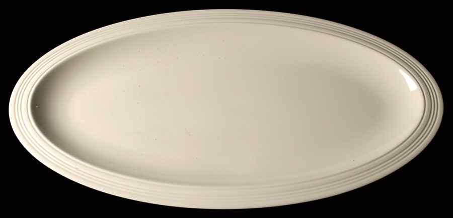 Jasper Conran Casual Cream 23" Oval Serving Platter by Wedgwood-1