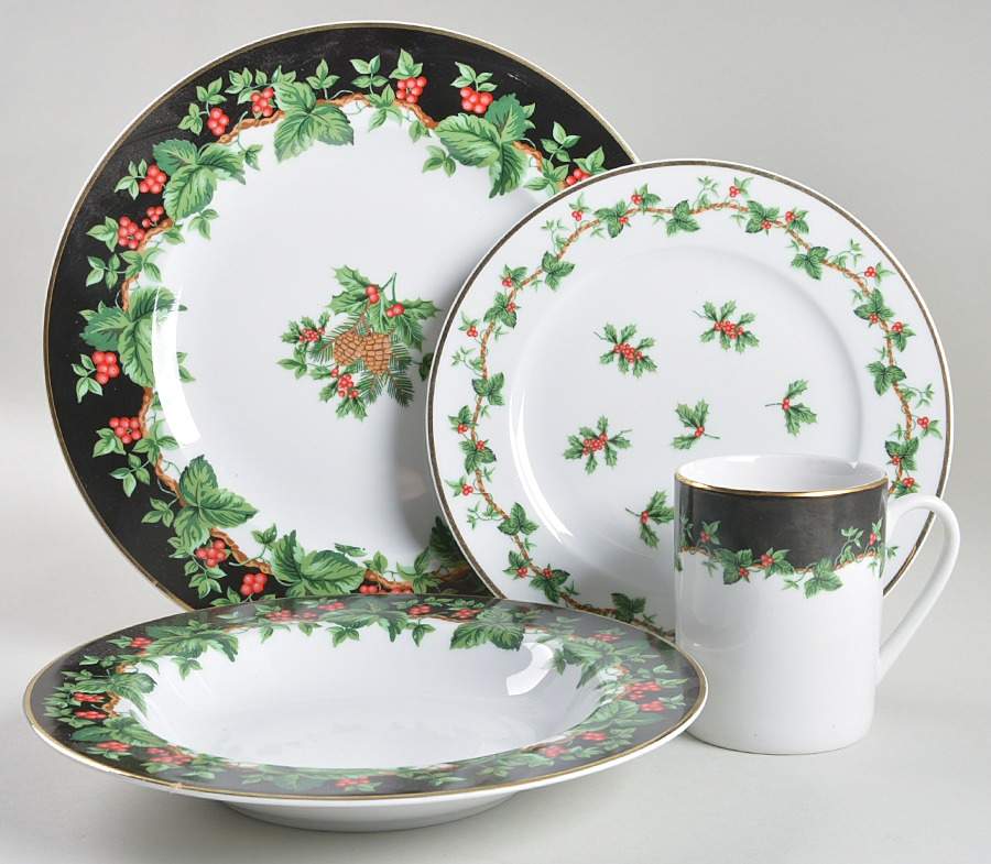 Holiday Bouquet 4 Piece Place Setting by Waverly-1