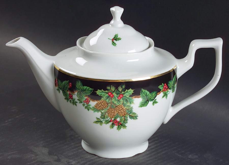 Holiday Bouquet Teapot & Lid by Waverly-1