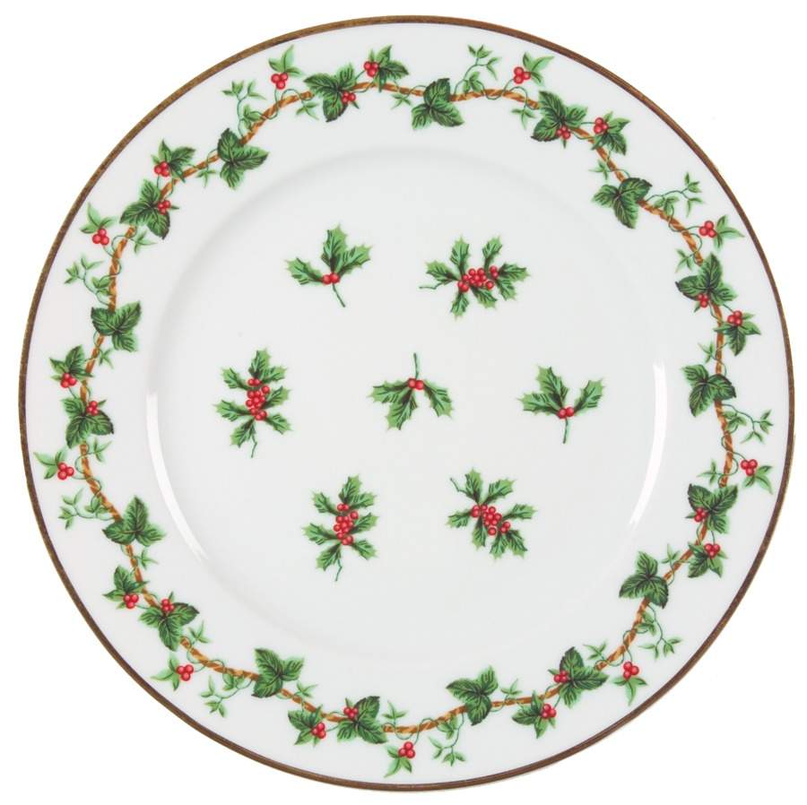 Holiday Bouquet Salad/Dessert Plate by Waverly-1
