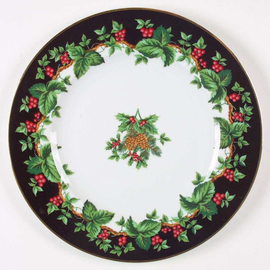 Holiday Bouquet Dinner Plate by Waverly-1