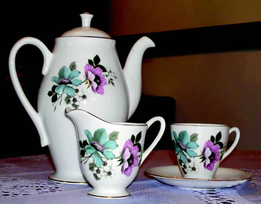 2533 Flat Cup & Saucer Set by Windsor (England)-1