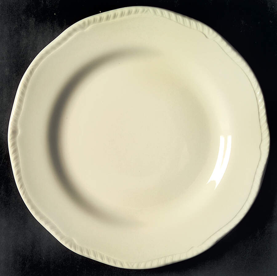 Alpine Cream Salad Plate by Wood & Sons-1