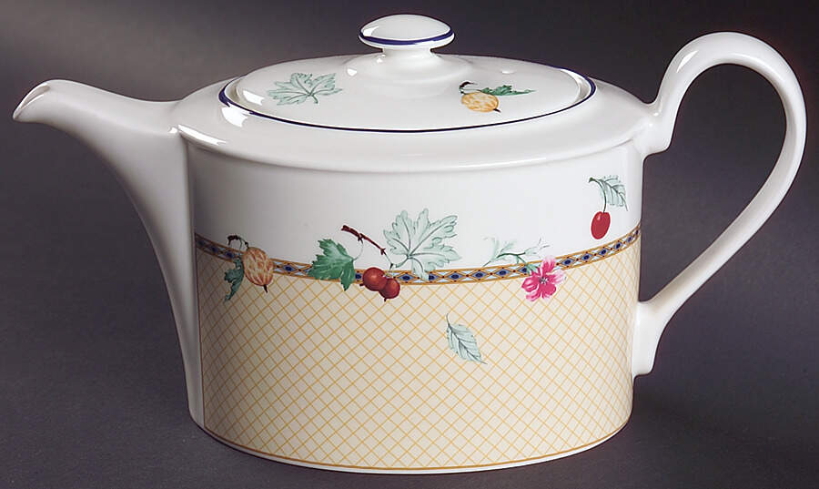 Fruit Symphony Teapot & Lid by Wedgwood-1