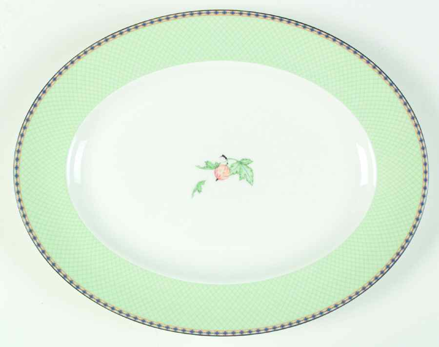 Fruit Symphony 14" Oval Serving Platter by Wedgwood-1