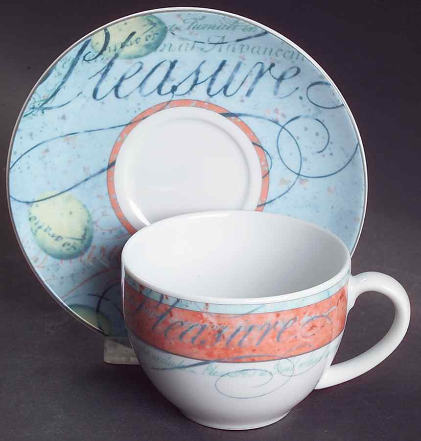 Variations Flat Cup & Saucer Set by Wedgwood-1