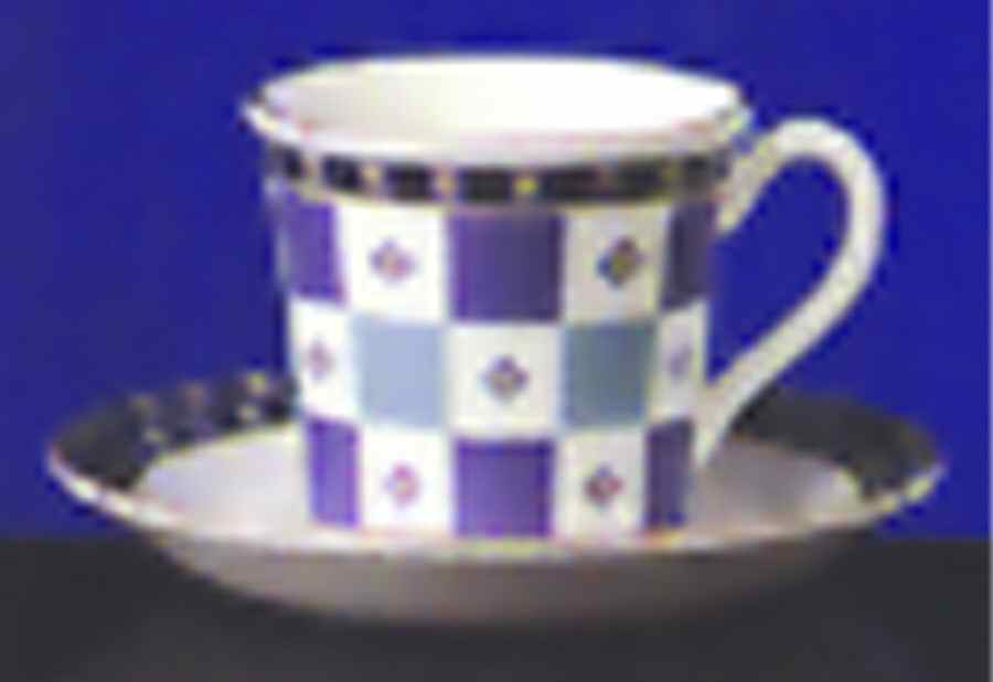 Aphrodite Flat Demitasse Cup & Saucer Set by Wedgwood-1