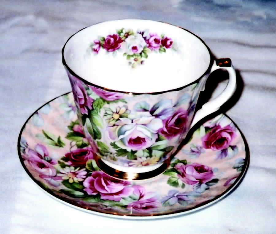 6745 Footed Cup & Saucer Set by Arthur Wood-1