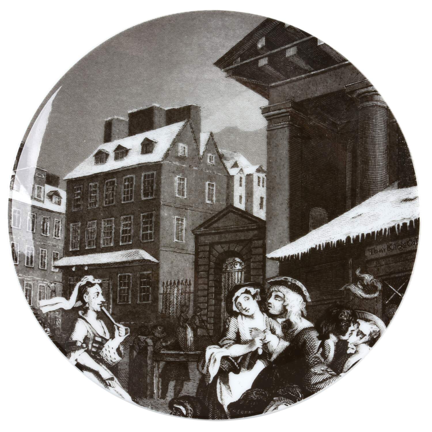 Satirical Art Of William Hogarth Bread & Butter Plate by Williams-Sonoma-1