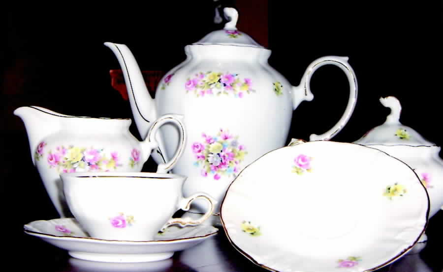 WIG694 Footed Cup & Saucer Set by Winterling - Bavaria-1