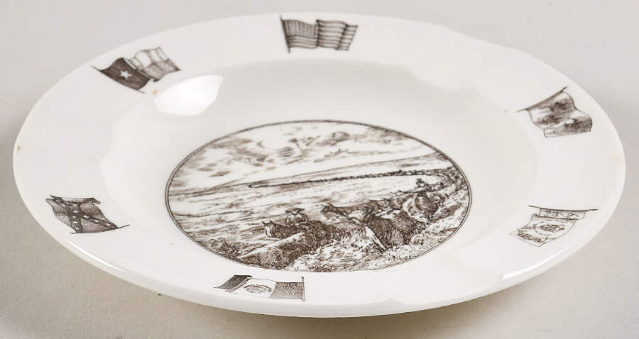 Texas 5" Round Ashtray by Wedgwood-1