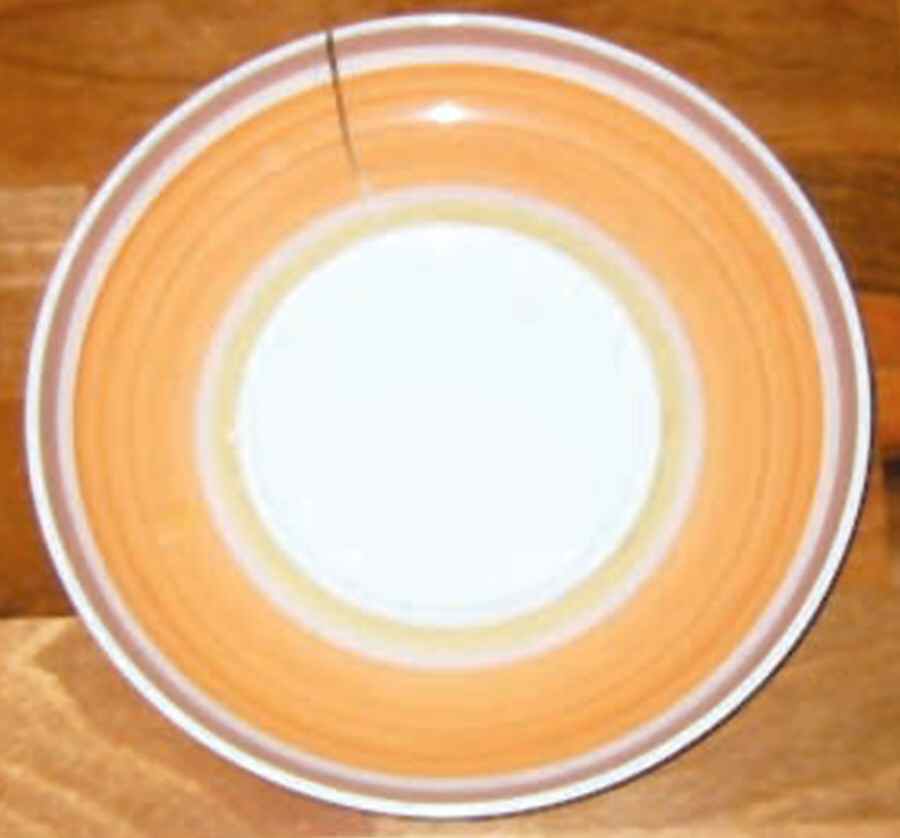 Gay Stripes Cantaloupe Saucer by Wedgwood-1