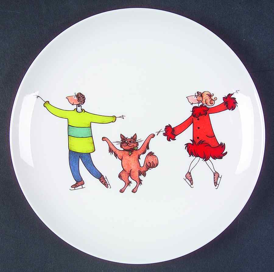 The Giddies Canape Plate by Waterford China-1